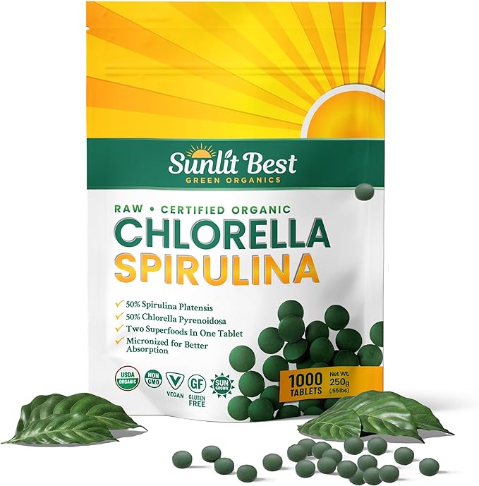 Chlorella &amp; Spirulina - 2 Superfoods in 1